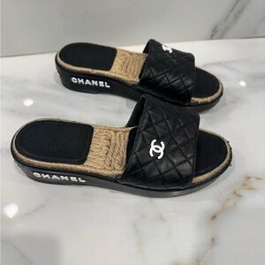 Chanel CC Cap Toe Espadrilles EU 35.5 | Timeless Luxury Flats